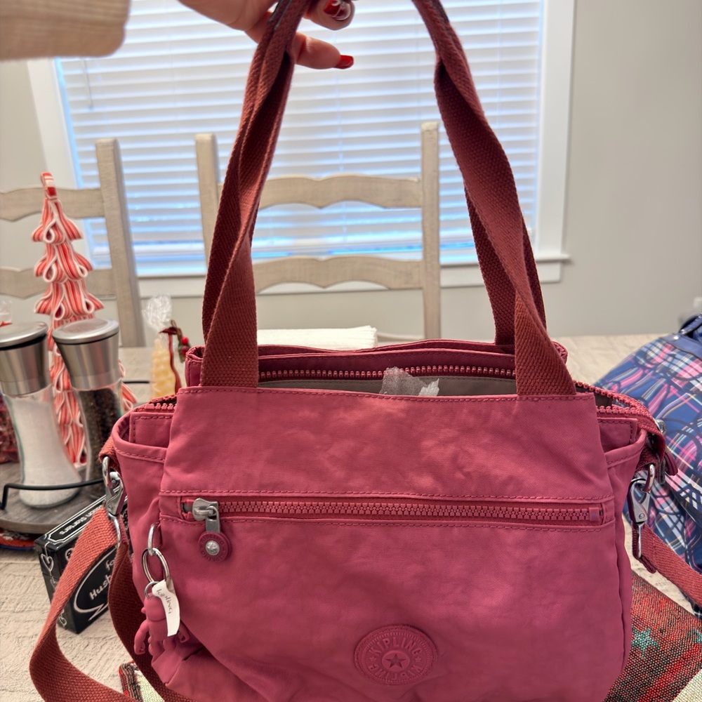 Kipling Raspberry Shoulder Bag